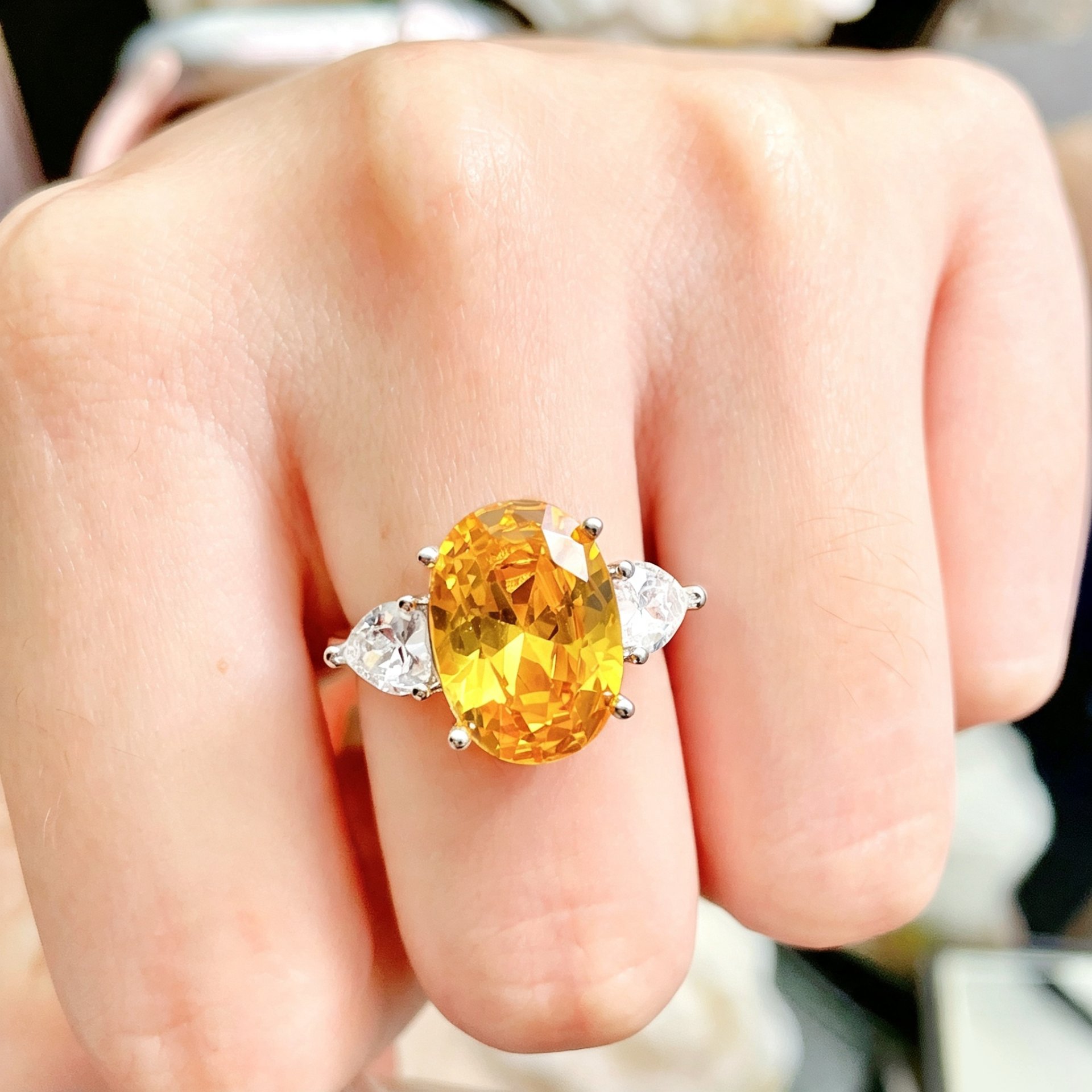 Citrine Merchant's Ring
